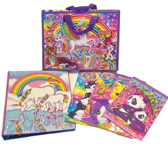 Lisa Frank Other Lisa Frank Bundle Unicorn Trifold Portfolio Binder